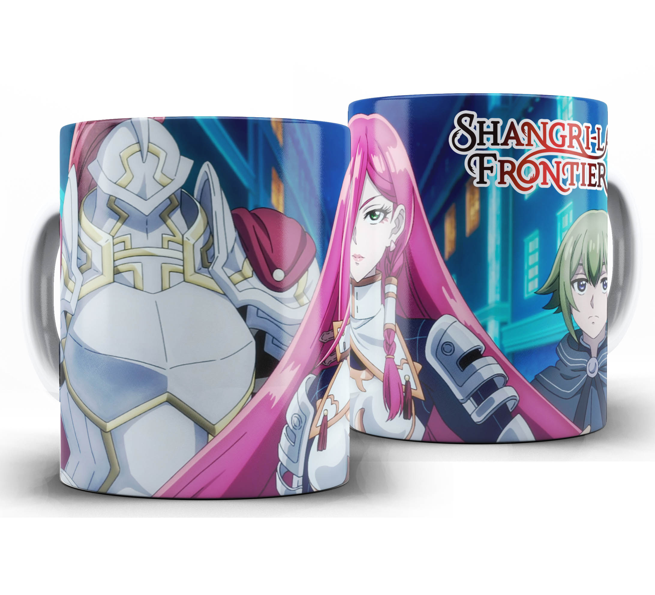 Caneca Anime - Shangri La Frontier W9 - Schwarzer Wolf